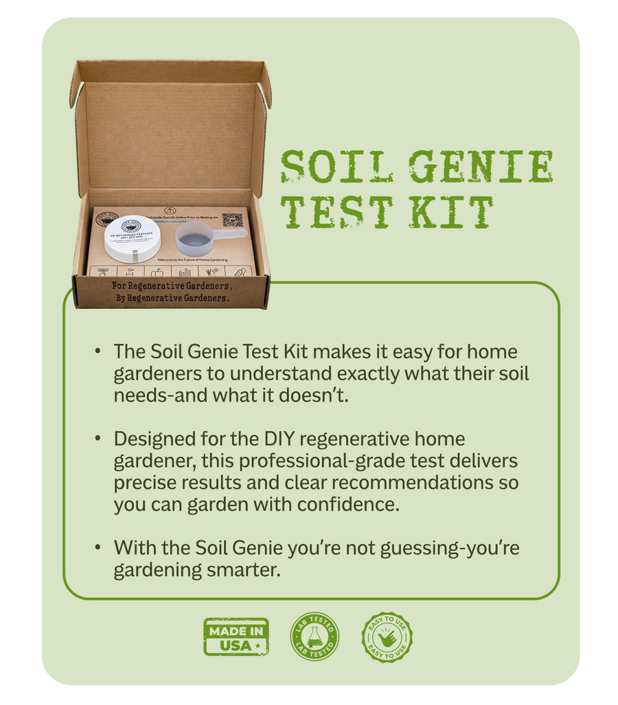 Custom soil plan from Soil Genie